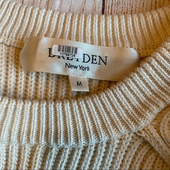 Dreyden New York Ivory Rye Pullover Cape Sweater Women's Size Large - Picture 6 of 13